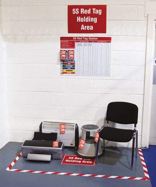 5S Red Tag Holding Area Kit